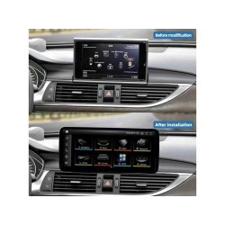Мултимедия Android 15 за Audi A6 C7 / A7 (2012–2015) | 10.25” IPS, CarPlay, GPS, Wi-Fi, DSP