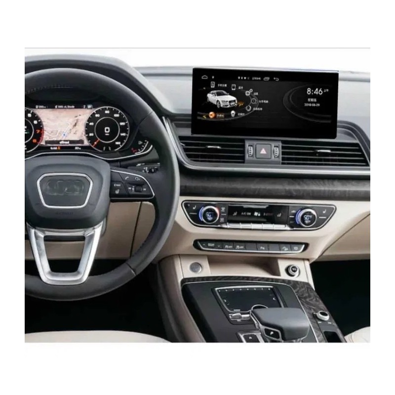 Мултимедия Android 15 за Audi Q5 (2018–2020) | 10.25” IPS, GPS, CarPlay