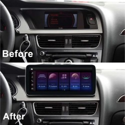 Мултимедия Android 15 за Audi A4 / A5 (2009–2016) | 12.3” IPS, GPS, CarPlay