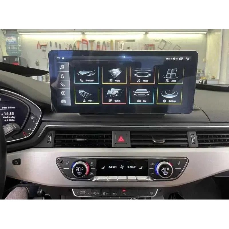 Мултимедия Android 15 за Audi A4L (2017–2024) | 12.3” IPS, GPS, CarPlay