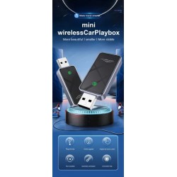 Безжичен Android Auto и Apple CarPlay USB Adapter