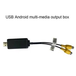 USB-RCA видео изход за подглавници и дисплеи