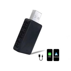 Безжичен USB адаптер за Android Auto и Apple CarPlay – Plug & Play