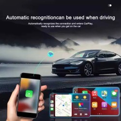 Безжичен USB адаптер за Android Auto и Apple CarPlay – Plug & Play
