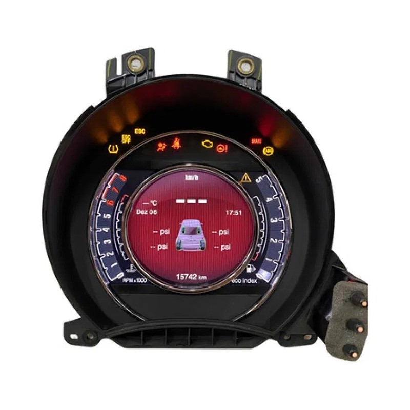 Дигитален километраж за Fiat 500 / Abarth 595 / 695 | LCD High-Resolution Cluster