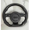 Audi M Performance спортен волан за A3 A4 A5 S3 S4 S5 Q5 TT (2013–2018) – карбон и естествена кожа