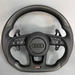 Audi RS спортен волан Carbon – A4, A5, A6, A7, Q5, Q7, Q8 (2016–2023)