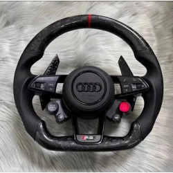 Audi RS спортен волан – A4, A5, A6, A7, Q5, Q7, Q8 (2019–2024) | Forged Carbon
