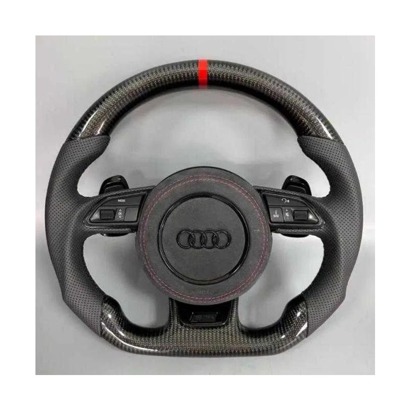 Audi S-Line спортен волан – A3, A4, A5, Q3, Q5 (2016–2023) | Carbon