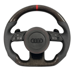 Audi S-Line спортен волан – A3, A4, A5, Q3, Q5 (2016–2023) | Carbon