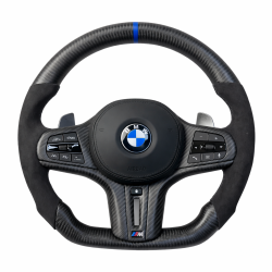 BMW M Performance Carbon / Alcantara волан с M лента – G серия (2018–2024)