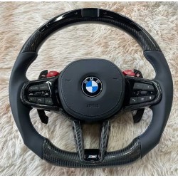 BMW M Performance волан – карбон с дисплей и M бутони (M1/M2) – G серия (2018–2024)