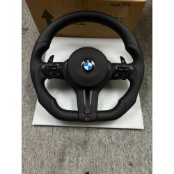 Волан BMW M Performance – черна кожа с карбонов акцент – F серия (2013–2018)