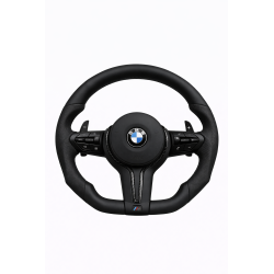 Волан BMW M Performance – черна кожа с карбонов акцент – F серия (2013–2018)
