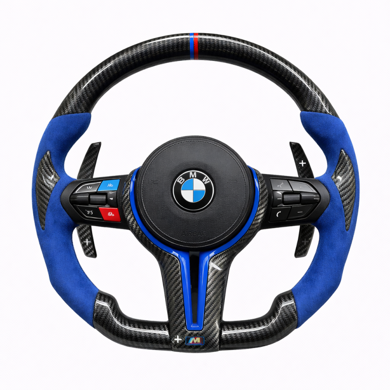 Волан BMW M Performance F серия – син алкантара и карбон (2013–2018)