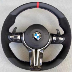 Волан BMW M Performance – черен алкантара с червена маркировка – F серия (2013–2018)