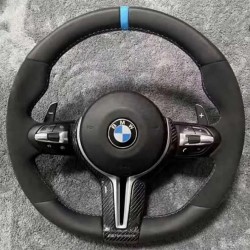Волан BMW M Performance – алкантара и кожа със сини акценти – F серия (2013–2018)