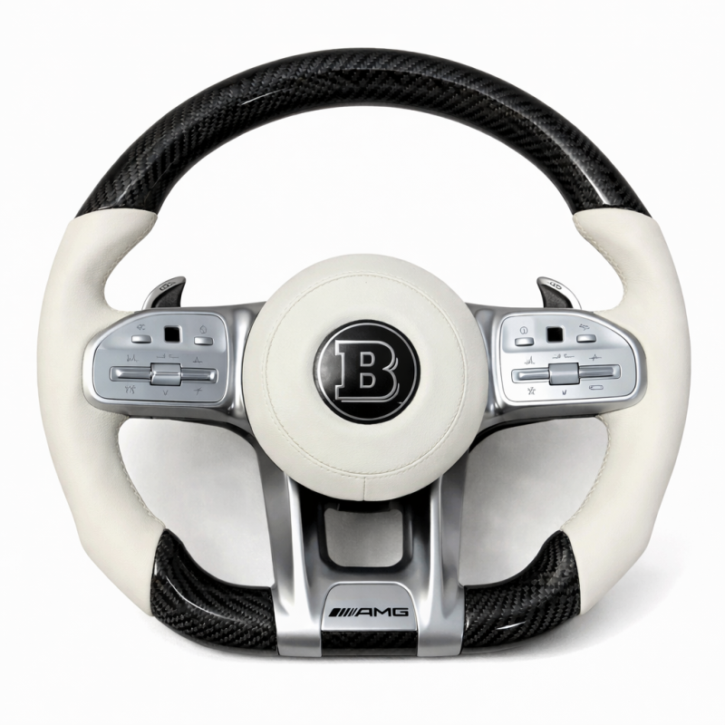 Волан Mercedes AMG Brabus – карбон и бяла кожа – AMG пакет (2016–2023)