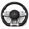 Волан Mercedes AMG – карбон и кожа с LED дисплей и червен шев (2019–2022)
