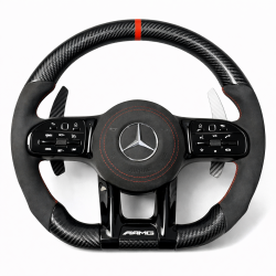 Волан Mercedes AMG – Alcantara и карбон с червена маркировка (2020–2023)