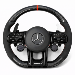 Волан Mercedes AMG – карбон и Alcantara с контролни селектори (2019–2022)