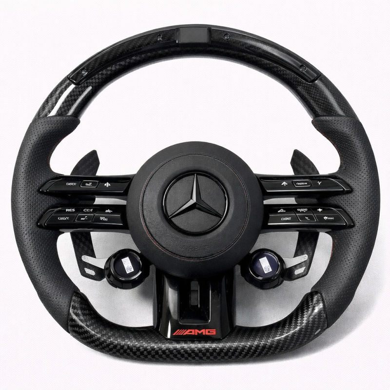 Волан Mercedes AMG – карбон с интегрирани контролери (2019–2022)