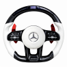 Волан Mercedes-Benz AMG – карбон и бяла кожа с дисплей и пера (2016–2023)