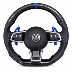 Волан Volkswagen R-Line – спортен Blue Carbon със сини пера