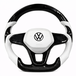 Волан VW R-Line – бяла кожа и карбон