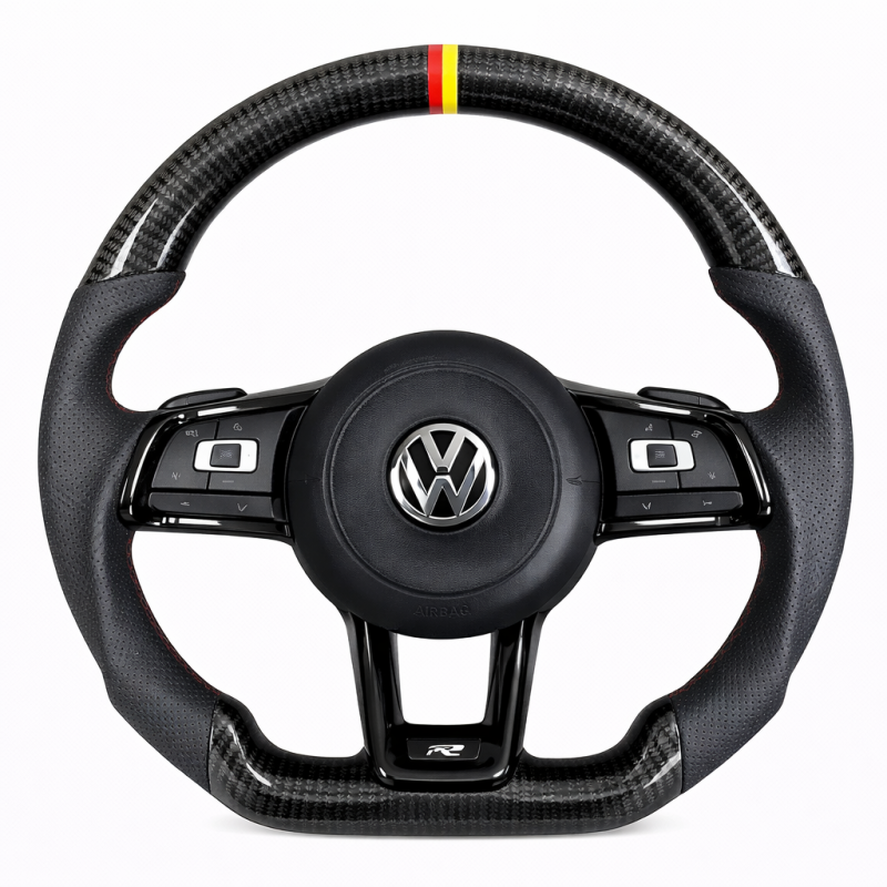 Волан VW R – спортен карбон с трицветен маркер (German Style)