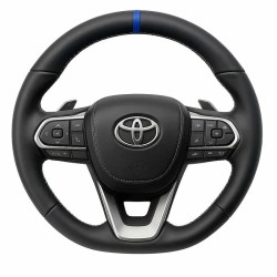 Волан Toyota – кожа със син маркер (Camry, Corolla, RAV4, C-HR)