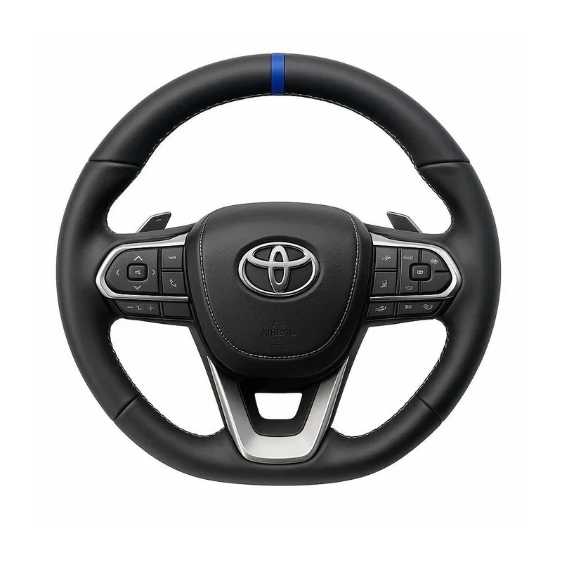 Волан Toyota кожа със син маркер – Camry, Corolla, RAV4