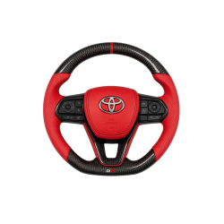 Волан Toyota – червен карбон и кожа (GT86, GR86, Supra)