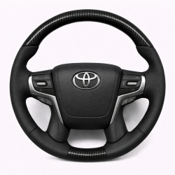 Волан Toyota – карбон и черна кожа (Corolla / Camry / RAV4)
