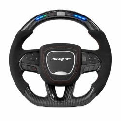 Карбонов спортен волан SRT с LED за Dodge Charger / Challenger / Durango