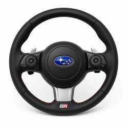 Subaru GR спортен волан кожа с червени шевове за BRZ / WRX