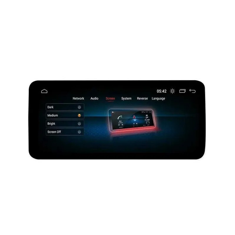 Мултимедия Android 15 за Mercedes-Benz C-Class W205, GLC X253, V-Class W446, X-Class W470 | 10.25” IPS, GPS, CarPlay