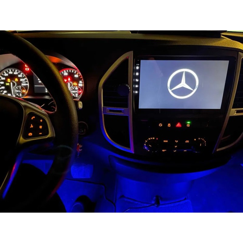 Мултимедия Android 15 за Mercedes-Benz Vito (2014–2020) | 9” екран, GPS, CarPlay