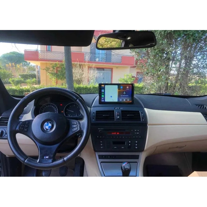Мултимедия Android 15 за BMW X3 E83 (2004–2012) | 9” екран, GPS, CarPlay