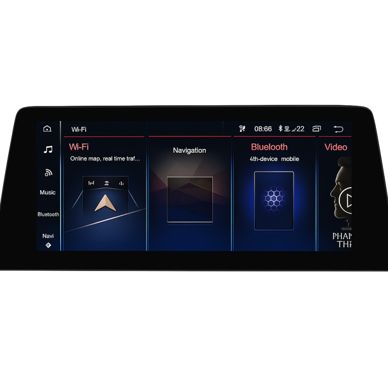 BMW 7 Series E65–E68 Android 15 Мултимедия 10.25" | Навигация, Bluetooth, Камера